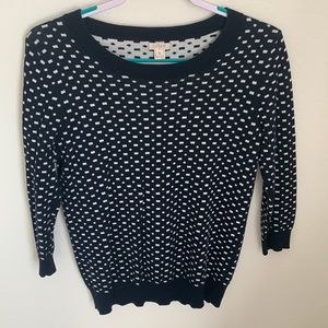 J Crew pull over 100% light cotton soft sweater